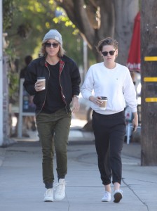 Kristen Stewart and Alicia Cargile grab a coffee in Los Feliz, CA