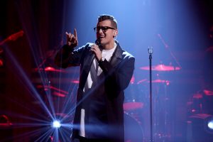 THE TONIGHT SHOW STARRING JIMMY FALLON -- Episode 0558 -- Pictured: Musical guest Stanaj performs on October 26, 2016 -- (Photo by: Andrew Lipovsky/NBC)